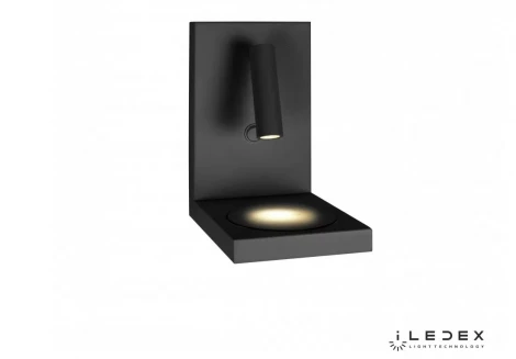 Бра с полкой для чтения iLedex iCharge 1831A BK (220V, выключатель)