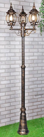Наземный фонарь Elektrostandard Farola NLG99HL005 черное золото