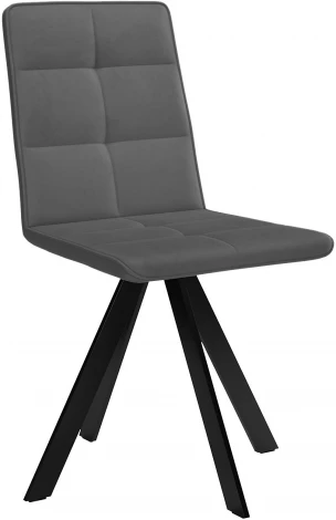 Стул DikLine 230 поворотный B28 ANTRACITE, ножки черные