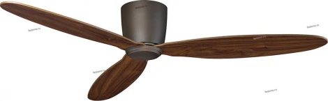 Вентилятор потолочный с пультом управления Casafan Eco Plano, 3 лопасти, коричневый, кедр