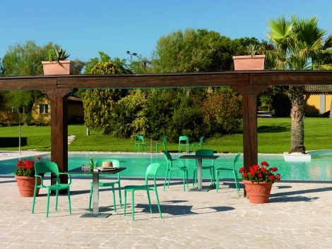 Стул GIPSY 40.09 (Z025 полипропилен в цвете турчезе) (арт.40,09.Z025)