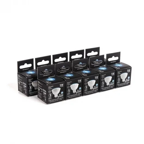 Лампочка светодиодная GU5.3 5 Вт 530 lm 4100K нейтральное белое свечение Gauss 201505205