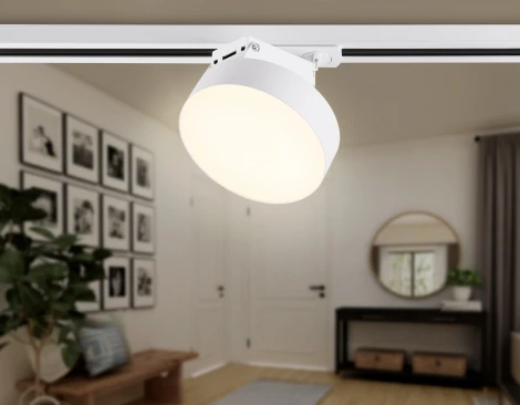 Трековый однофазный светодиодный светильник Ambrella Track System GL6835 (220V, круглые)