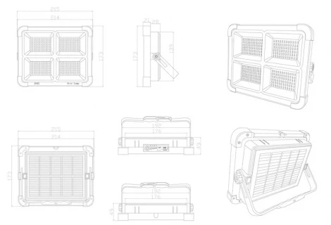 Прожектор уличный светодиодный Arte Lamp Avior A8100AL-1BK