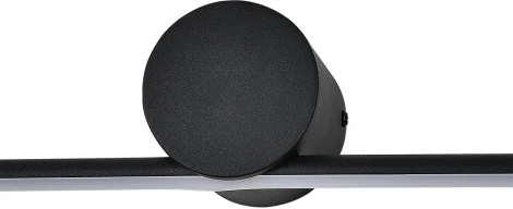 Настенный светодиодный светильник Escada Line 10281/1LED Black 10Вт, металл/силикон, чёрный (220V)