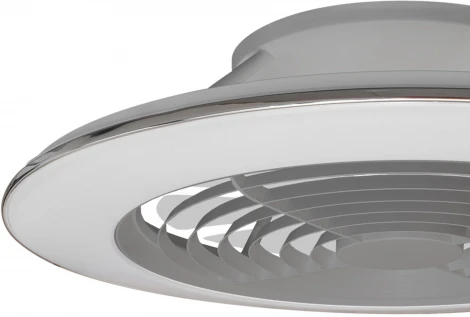 Потолочная люстра светодиодная с вентилятором с пультом и управлением смартфоном регулировкой цветовой температуры и яркости Alisio 7491 (220V, круглые)