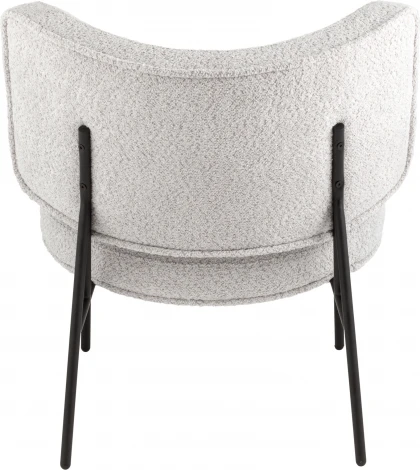 Кресло District Lounge букле светло-серый Stool Group (арт.УТ000039112)