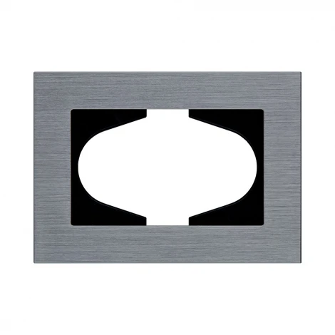 Рамка для двойной розетки серый Kollinger Reflex AL RA120GY