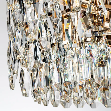 Подвесная люстра хрустальная Modelux MODELUX ML.6938.400 GD