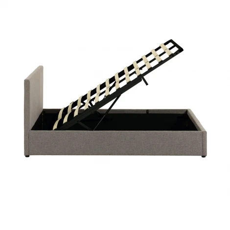 Кровать c подъемным механизмом Nahiri 160x200 серая La Forma (ex Julia Grup) арт.076060