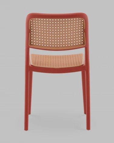 Стул Yona пластиковый красный Stool Group арт.УТ000040841