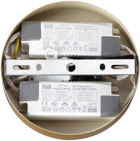 Подвесной светильник светодиодный Lumion Parker 6564/60L LEDIO золотой//металл/ LED 4000K 60W 220V (на проводе)