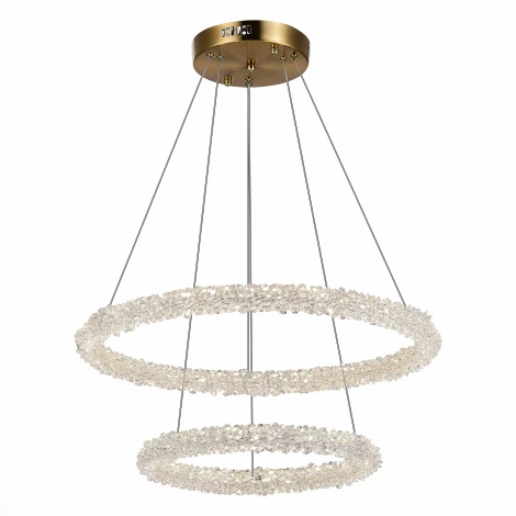 Подвесной светильник ярусный Avana SL6110.203.02 ST Luce (регулировка яркости, LED, 220V, пульт управления, на тросе, кольцо)