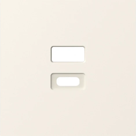 Накладка для розеток USB, матовый кремовый Donel A07 DE28631