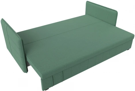 Диван прямой Слим (Зеленый/Рогожка) Лига Диванов арт.121146