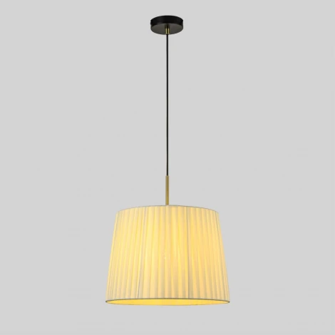 Подвесной светильник Lumion Tune 8302/1 бронза/черный/бежевый, металл/текстиль E27 1*60W 220V