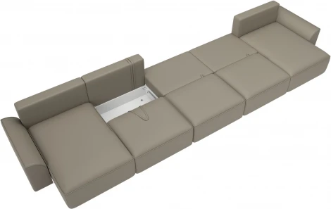 Диван п-образный Лига-048 НПБ МегаЛонг Лига Диванов (Экокожа) арт.128324