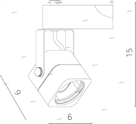 Трековый светильник Arte Lamp Lente A1314PL-1BK