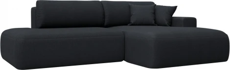 Диван угловой Лига-036 НПБ Модерн правый угол Лига Диванов (Замша) арт.127778