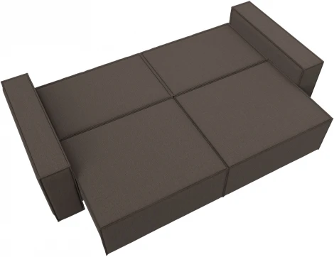 Диван прямой Куба (Коричневый/Рогожка) Лига Диванов арт.124096
