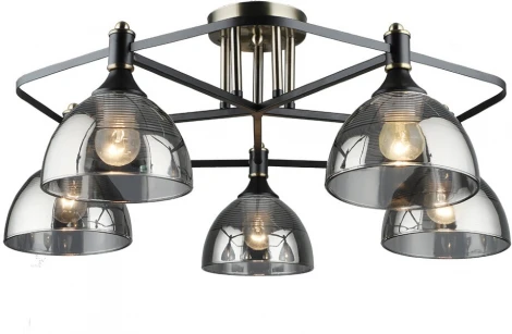 Потолочная люстра Wedo Light Giordzhi WD3620/5C-AB-BK-SMK