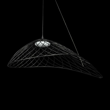 Подвесной светильник Loft It Tressage 10127/760 Black (LED, 220V, на тросе, листья, плетеные)