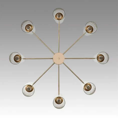 Потолочная люстра на штанге Lumion Kassia 6586/16 золото/прозрачный, металл/стекло E14 16*40W 220V