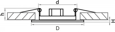 Встраиваемый точечный светильник Lightstar Teso fix 011079 (220V)