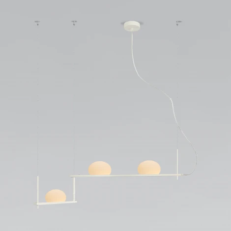 Подвесной светильник Stair 70145/3 белый Eurosvet (220V, на тросе)