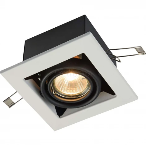 Встраиваемый светильник Metal Modern GU10 1x50Вт Maytoni Technical DL008-2-01-W (220V)