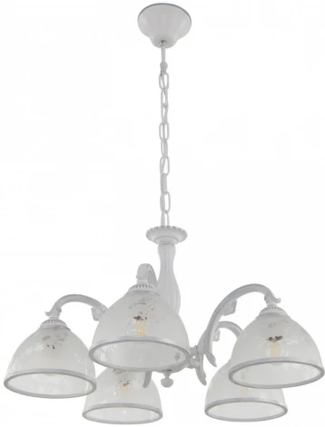 Подвесная люстра Arte Milano AM349737 349737/5 WT+SL (220V, на цепи)