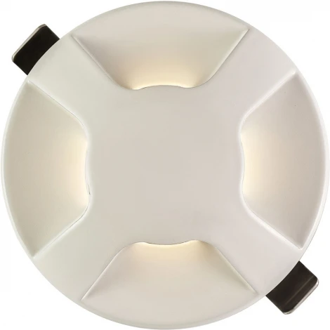 Встраиваемая подсветка ступеней лестницы светодиодная AM Group AM23 AM237 WH 3W (220V, круглые)