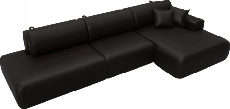 Диван угловой Лига-036 НПБ Модерн Лонг правый угол Лига Диванов (Экокожа) арт.127750