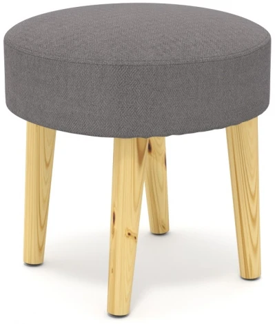 Пуф Arsko Сканди 2 серо-голубая рогожка