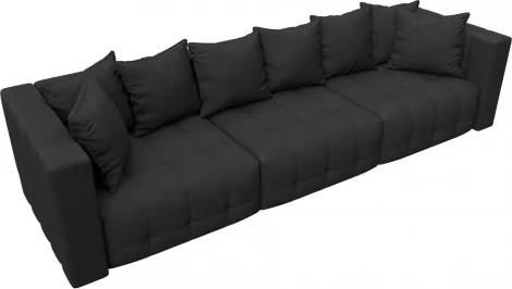 Диван прямой Лига-052 НПБ Лонг Лига Диванов (Замша) арт.128793