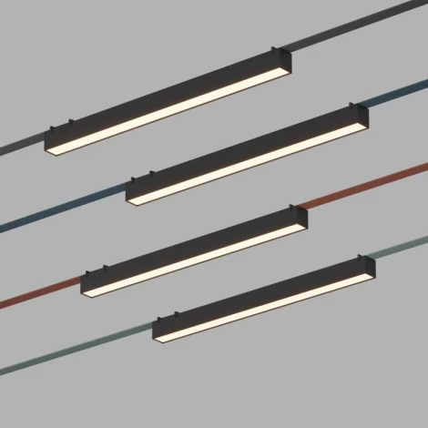 Трековый светильник 48V Denkirs Belty Linear DK5577-BK (LED)