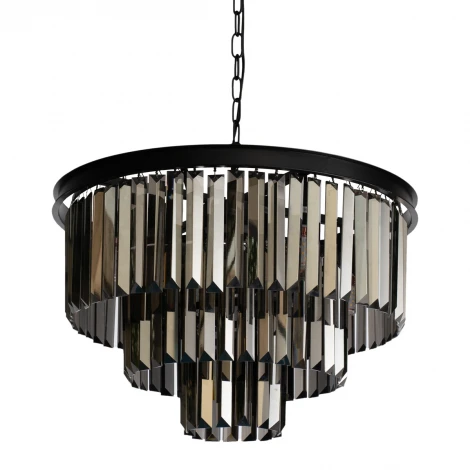 Подвесная люстра каскадная Loft IT Prism 10018/500C (220V, хрусталь, на цепи)