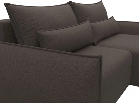 Диван угловой Лига-051 НПБ угол универсальный Лига Диванов (Рогожка) арт.128647