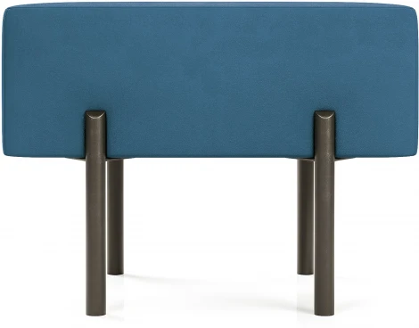 Маленькая радость Пуф прямоугольный на ножках, синий D1 furniture арт.AAA41673008