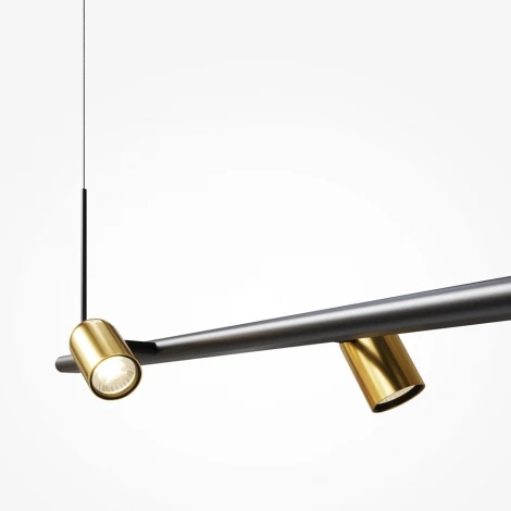 Подвесной светильник со спотами Maytoni Inversio MOD350PL-02BBS (220V, на тросе, шарики)