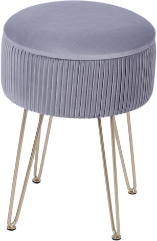 Пуф Астор серый Stool Group арт.УТ000039497