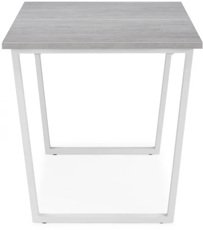 Стол раскладной Woodville Лота Лофт 120 25 мм бетон / белый матовый 489648