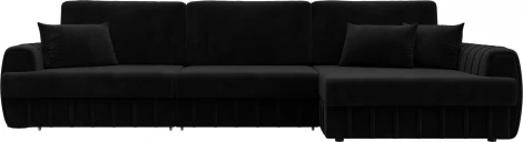 Диван угловой Лига-057 НПБ Лонг угол правый Лига Диванов (Велюр) арт.129302