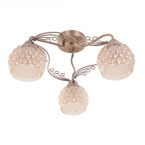 Потолочная люстра IDLamp Verity 286/3PF-Oldbronze