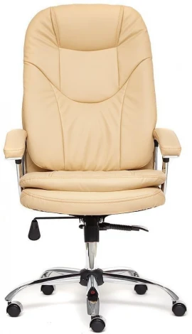 Кресло SOFTY LUX кож/зам, бежевый, 36-34 Tetchair 12901