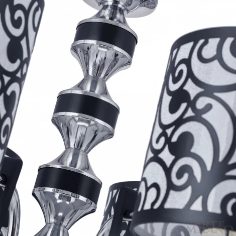 Подвесная люстра Arte Milano Florentia-4957 304957/6 Bk/Ni (220V, на цепи)