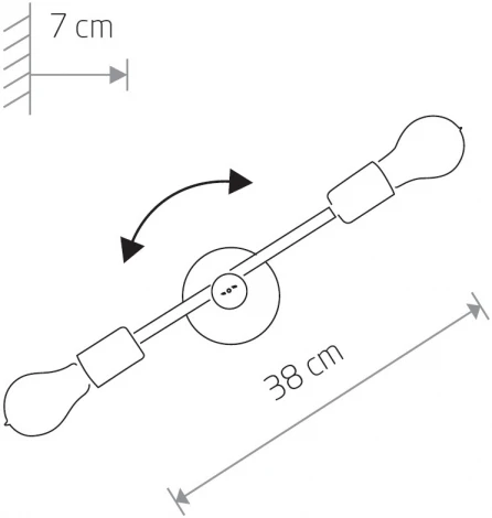 Бра Nowodvorski Sticks 9077