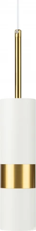 Подвесной светильник ЭРА PL33 WH/GD (220V, на проводе)