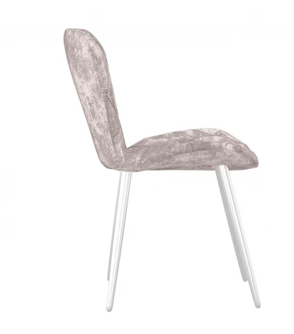 Стул DikLine 303 M02 бежевый, ножки белые арт.00-00073890