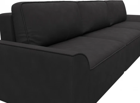 Диван угловой Лига-048 НПБ лонг Лига Диванов (Замша) арт.128506